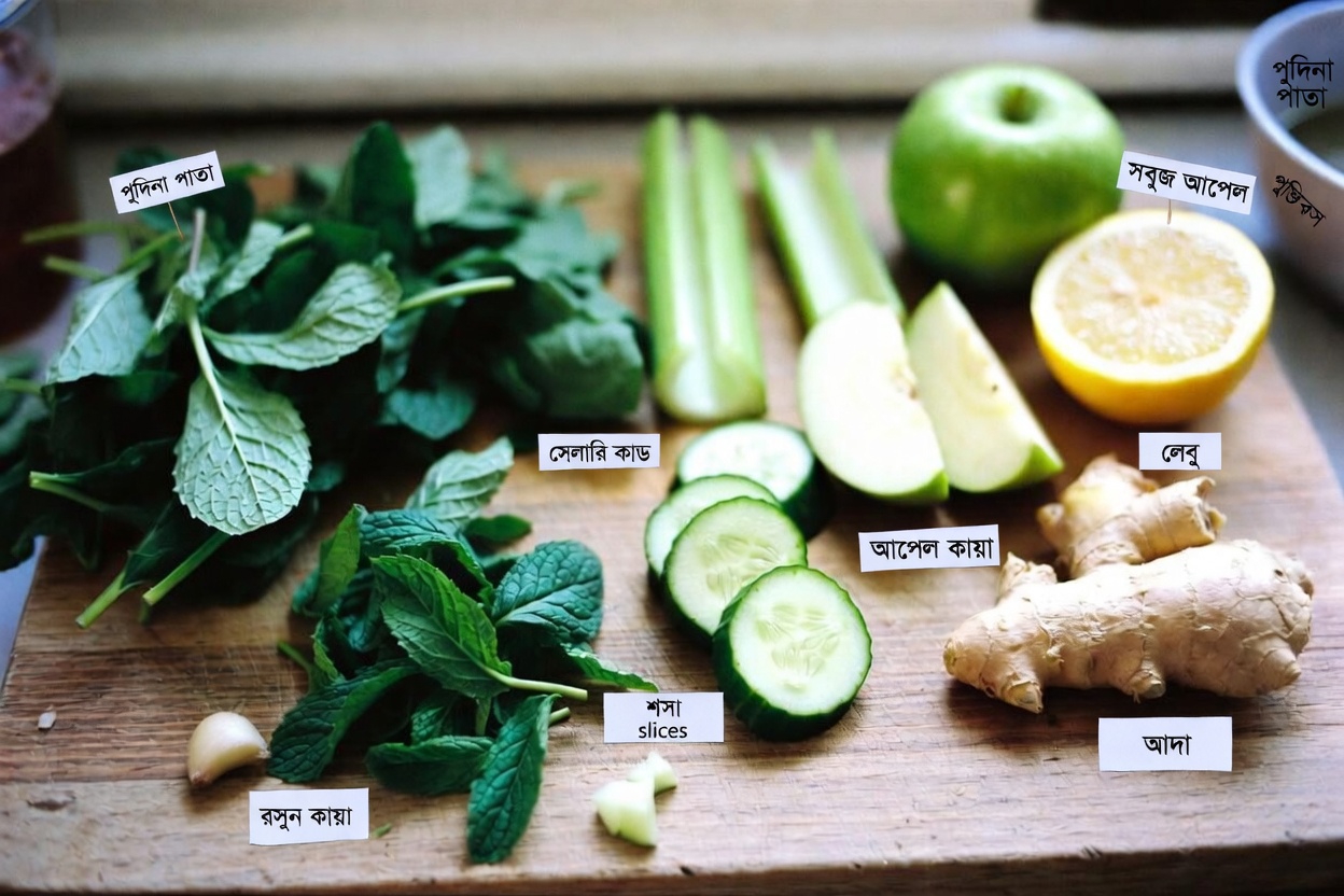 আপনার যকৃতের সুস্থতা বজায় রাখতে এবং দৈনন্দিন শক্তি বাড়াতে এই সহজ সকালের সবুজ পানীয়ের রেসিপিটি আবিষ্কার করুন