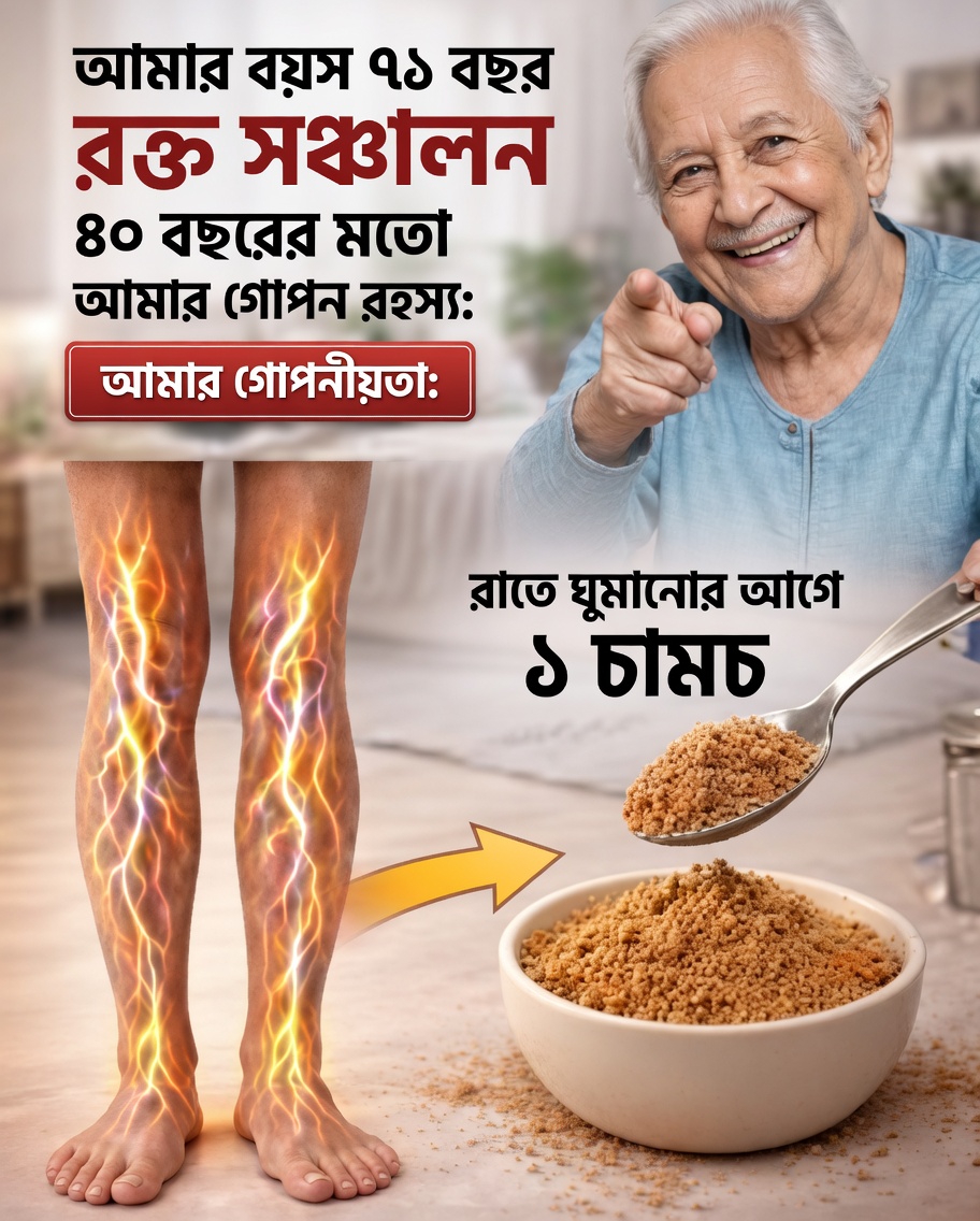 কেন অনেক বয়স্ক মানুষ পায়ের রক্তসঞ্চালন সমর্থন করতে ঘুমানোর আগে এক চামচ কায়েন মরিচ যোগ করছেন