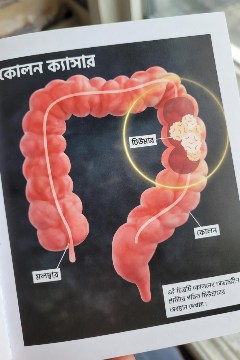 কোলন ক্যান্সারের ৫টি সাধারণ লক্ষণ ও উপসর্গ, যেগুলো সম্পর্কে আপনার স্বাস্থ্যসেবা প্রদানকারীর সঙ্গে আলোচনা করা উচিত
