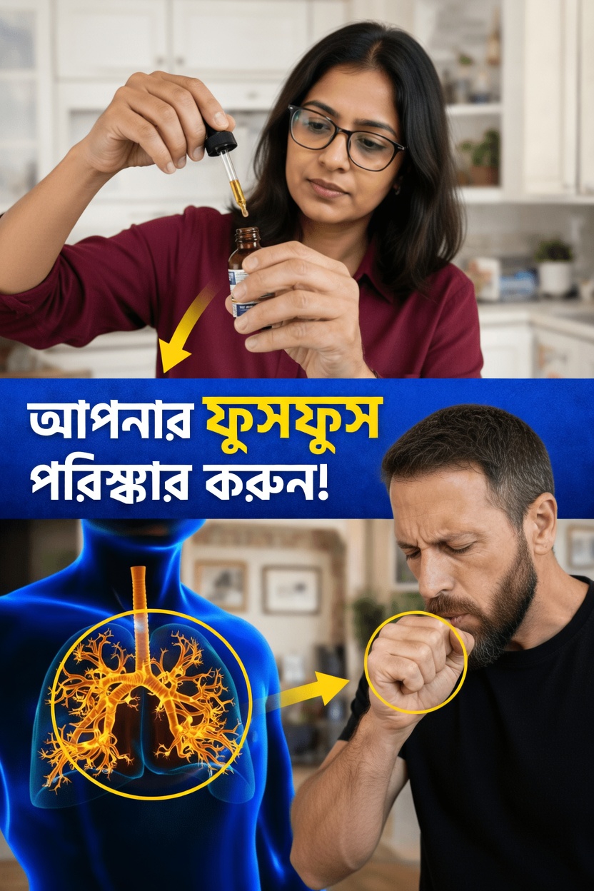 ফুসফুসের স্বাস্থ্য ভালো রাখতে এবং শ্লেষ্মা পরিষ্কার করতে প্রাকৃতিক উপায়: সহজ দৈনন্দিন অভ্যাস যা সহায়ক হতে পারে