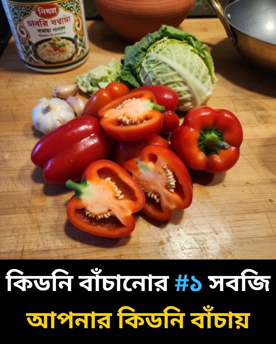 কেন লাল বেল পেপার আপনার খাদ্যতালিকায় সুস্থ কিডনির কার্যকারিতা সমর্থনের জন্য উপযোগী সবজি