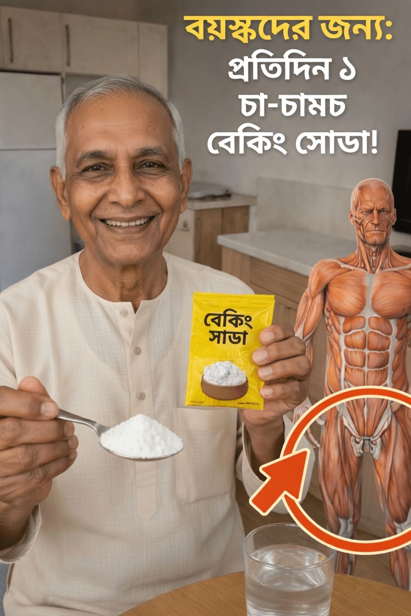 টানা দুই সপ্তাহ ঘুমানোর আগে বেকিং সোডা মেশানো পানি পান করলে আপনার শরীরে কী ঘটে তা জানুন