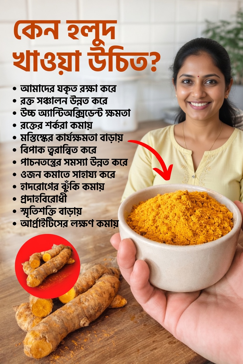 আমাদের দৈনন্দিন রুটিনে হলুদ কেন যোগ করা উচিত?