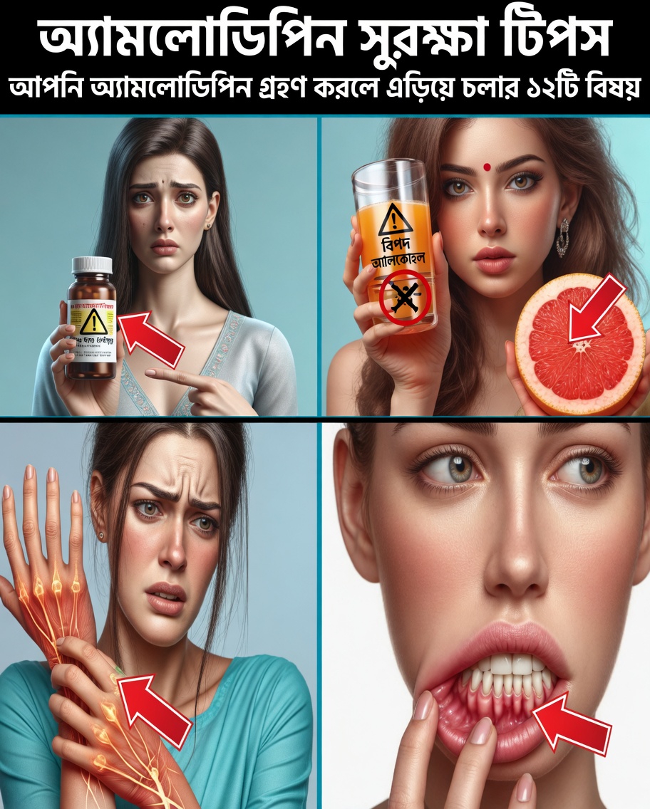 আপনি যদি অ্যামলোডিপিন সেবন করেন, তাহলে এই বছর যে ৮টি অভ্যাস বন্ধ করা উচিত — এবং কেন