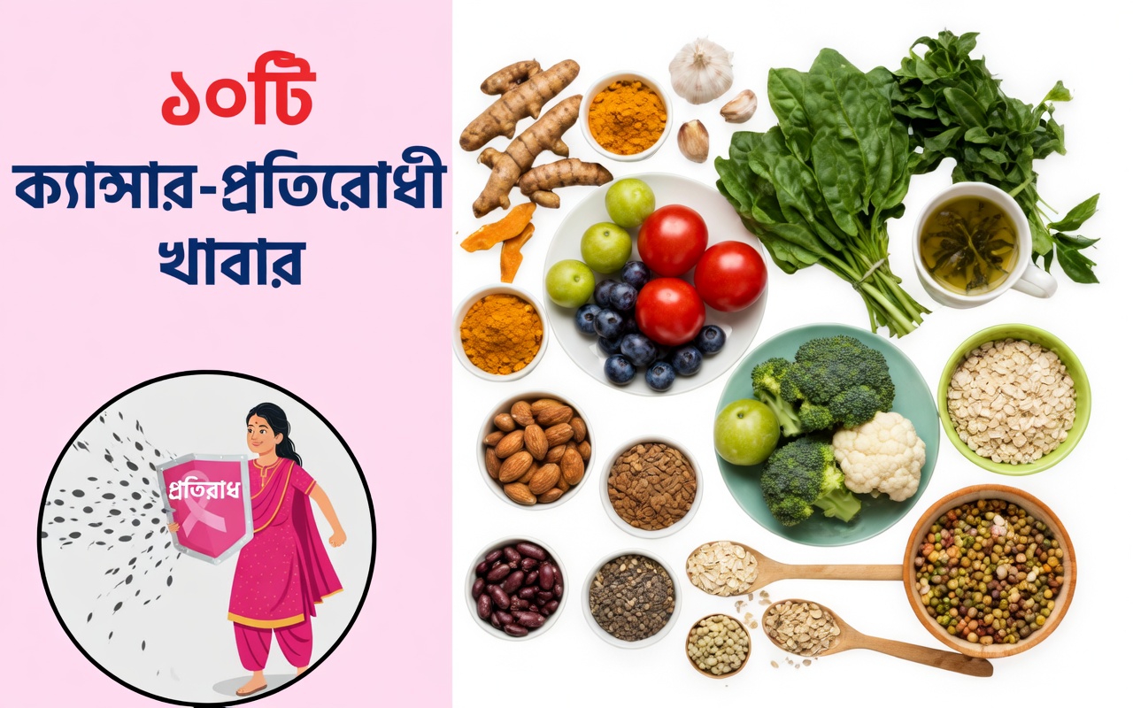 দৈনন্দিন খাবার যা ক্যান্সারের বিরুদ্ধে লড়াইয়ে আপনার স্বাস্থ্যের সহায়ক হতে পারে
