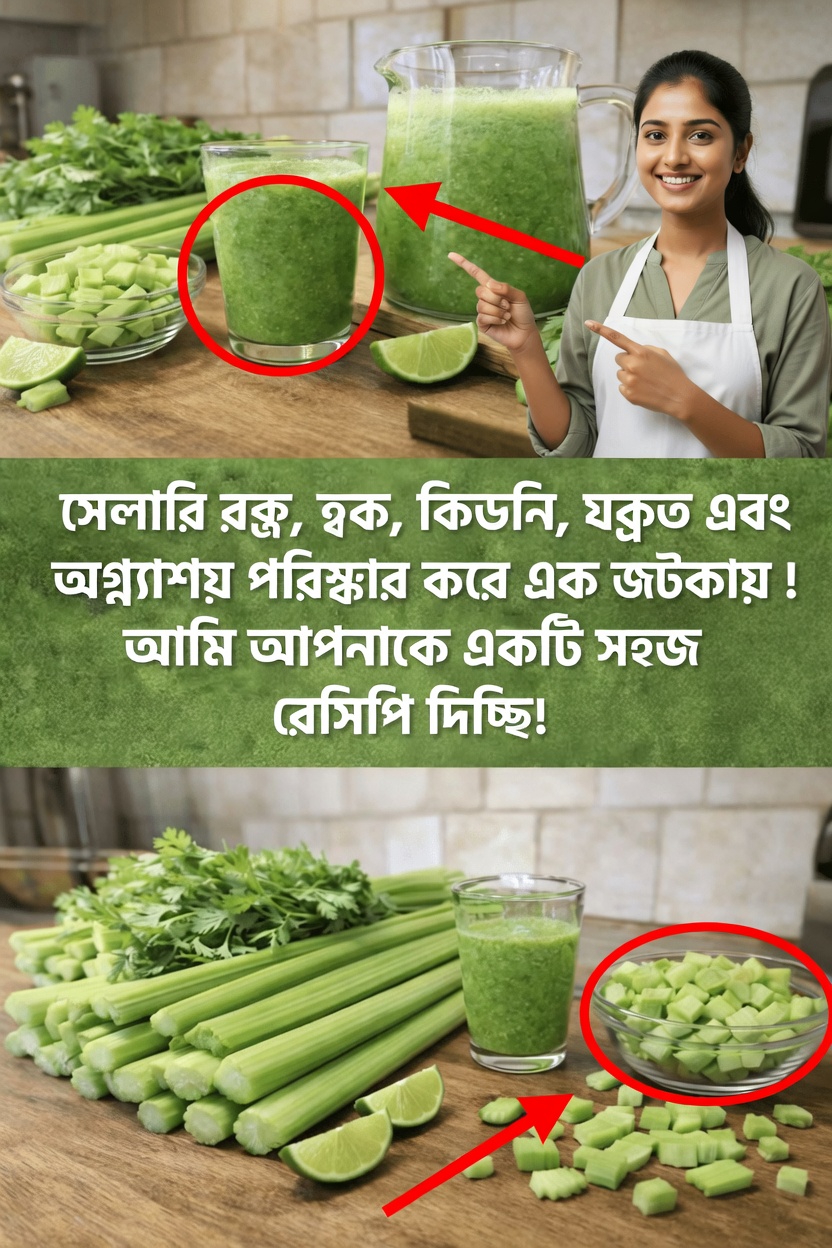 সেলারি জুস কি সত্যিই এত শক্তিশালী? এই জনপ্রিয় সবুজ পানীয় সম্পর্কে বিজ্ঞান কী বলে