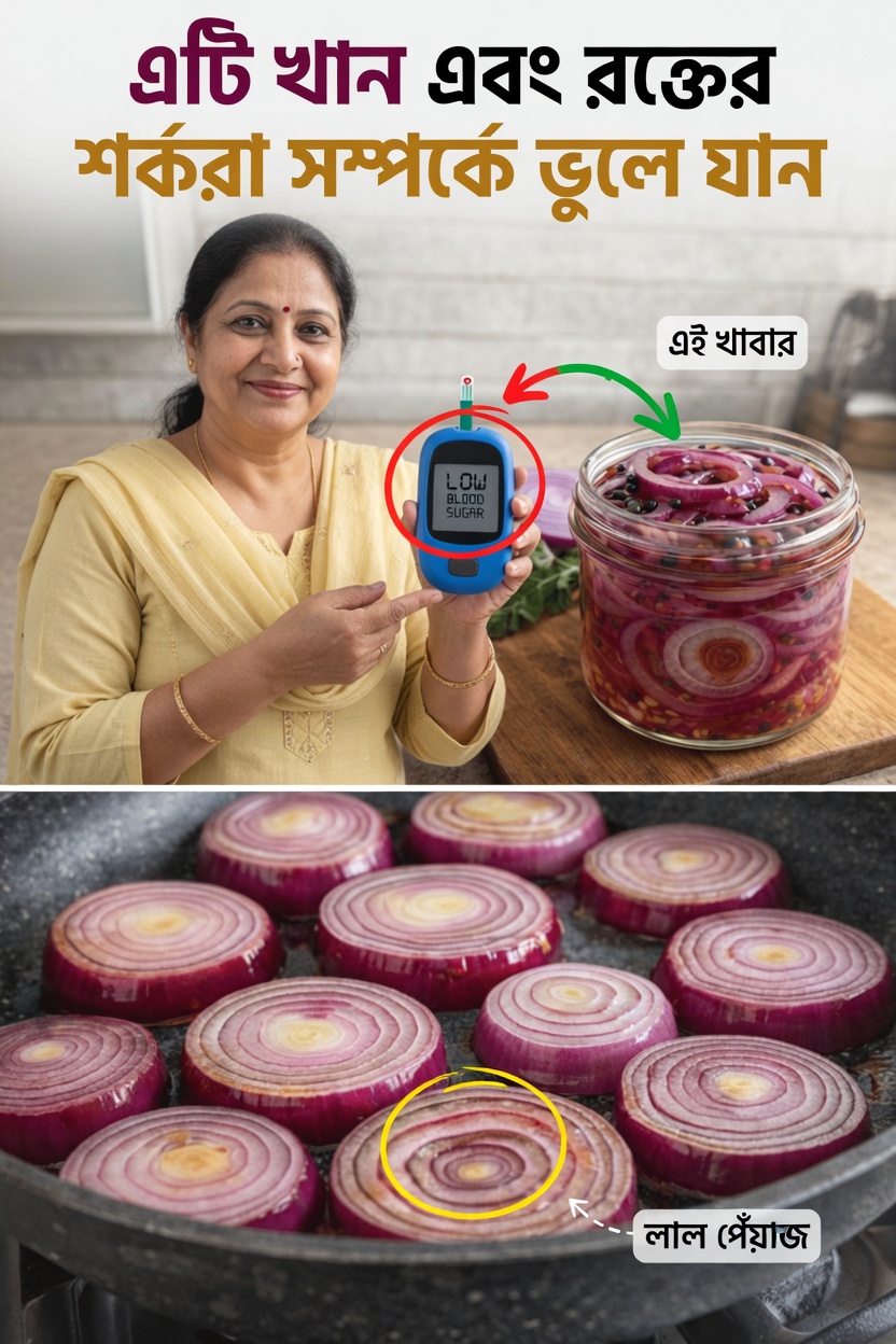 এই সহজ লাল পেঁয়াজের রেসিপিটি আপনার দৈনন্দিন খাবারে স্বাস্থ্যকর রক্তে শর্করার মাত্রা বজায় রাখতে সহায়তা করতে পারে