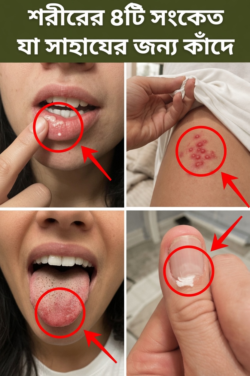 আপনার শরীর হয়তো আরও যত্ন চাইছে—এমন ৮টি সাধারণ লক্ষণ