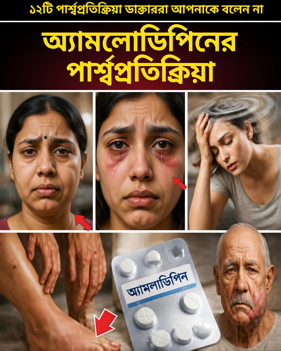 অ্যামলোডিপাইনের ১২টি সাধারণ পার্শ্বপ্রতিক্রিয়া যা আপনার জানা উচিত: ভালো সচেতনতার জন্য একটি সম্পূর্ণ গাইড এবং কী আশা করবেন