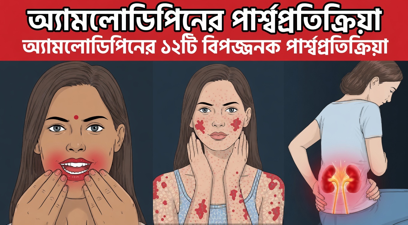 অ্যামলোডিপাইনের ১২টি সাধারণ পার্শ্বপ্রতিক্রিয়া যা আপনার জানা উচিত: ভালো সচেতনতার জন্য একটি সম্পূর্ণ গাইড এবং কী আশা করবেন