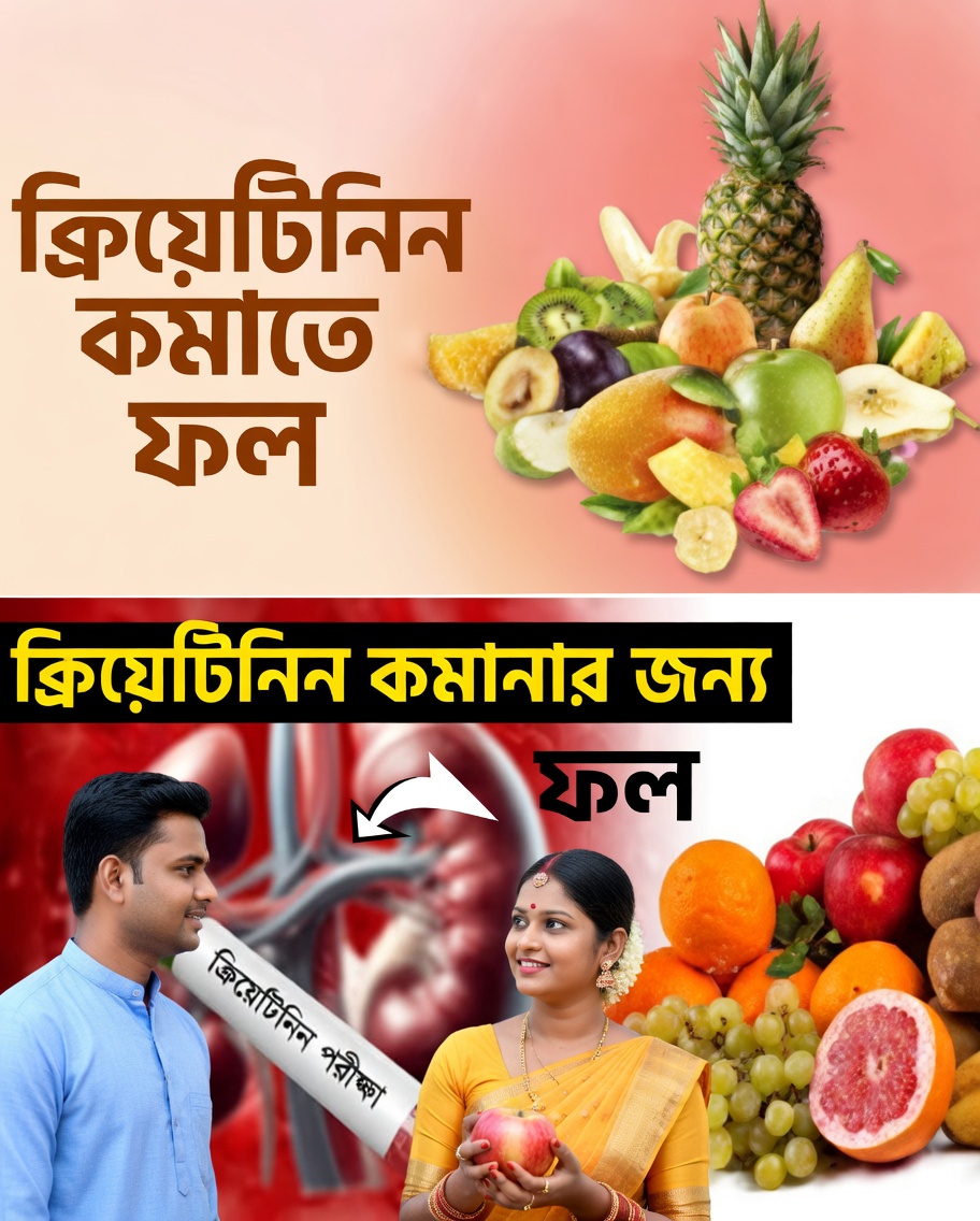 উচ্চ ক্রিয়েটিনিনের মাত্রা? কিডনির স্বাস্থ্য সমর্থনে রাতে যেসব ৪টি ফল খাওয়া উচিত