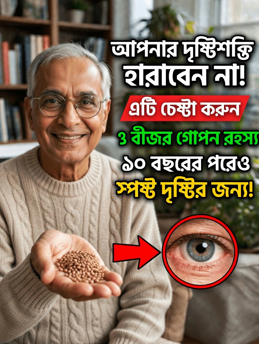 ৭০ বছরের পর চোখের আরাম ও দৃষ্টির সুস্থতা বজায় রাখতে সহায়ক হতে পারে এমন বীজের সহজ দৈনন্দিন অভ্যাস আবিষ্কার করুন