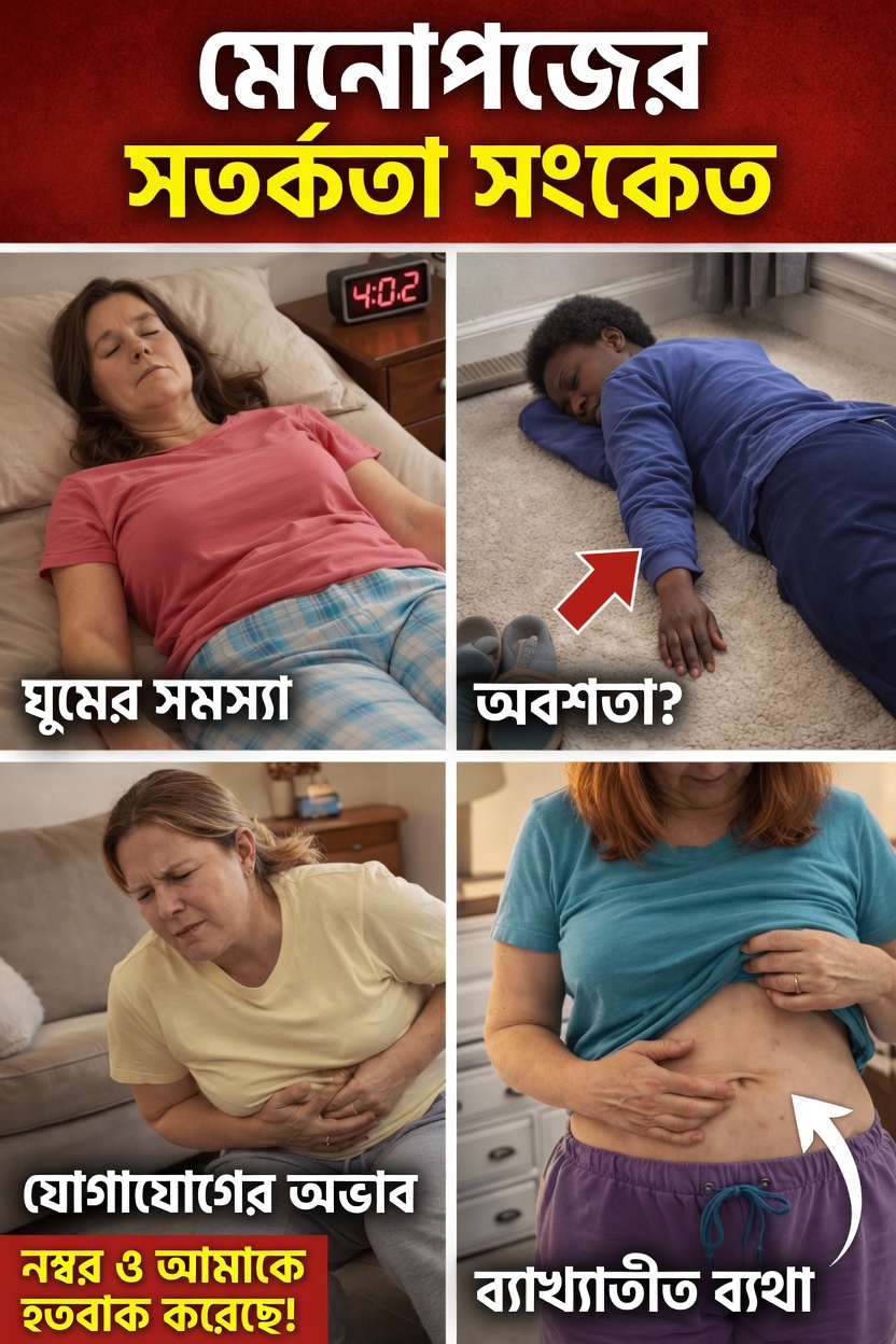 ৪০ বছরের বেশি বয়সী প্রত্যেক নারীর প্রাথমিকভাবে চিনে নেওয়া দরকার—আপনি আসলে মেনোপজের মধ্য দিয়ে যাচ্ছেন এমন ৯টি লক্ষণ