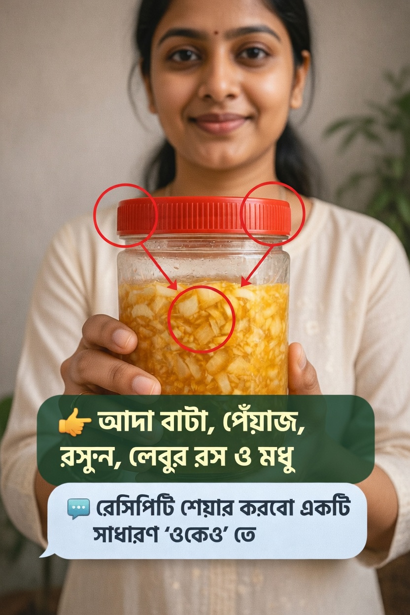 আপনি কি কুচানো আদা, পেঁয়াজ, রসুন, লেবুর রস এবং মধুর এই সহজ রান্নাঘরের মিশ্রণটি চেষ্টা করেছেন?