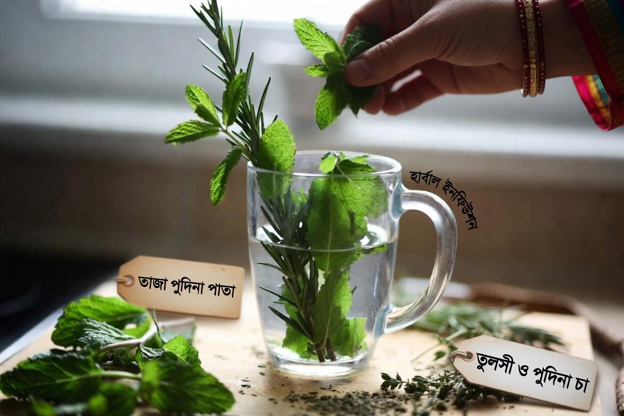 আপনার দৈনন্দিন জয়েন্ট আরামের রুটিনের অংশ হিসেবে সতেজ মিন্ট ও রোজমেরি হারবাল চা কীভাবে উপভোগ করবেন