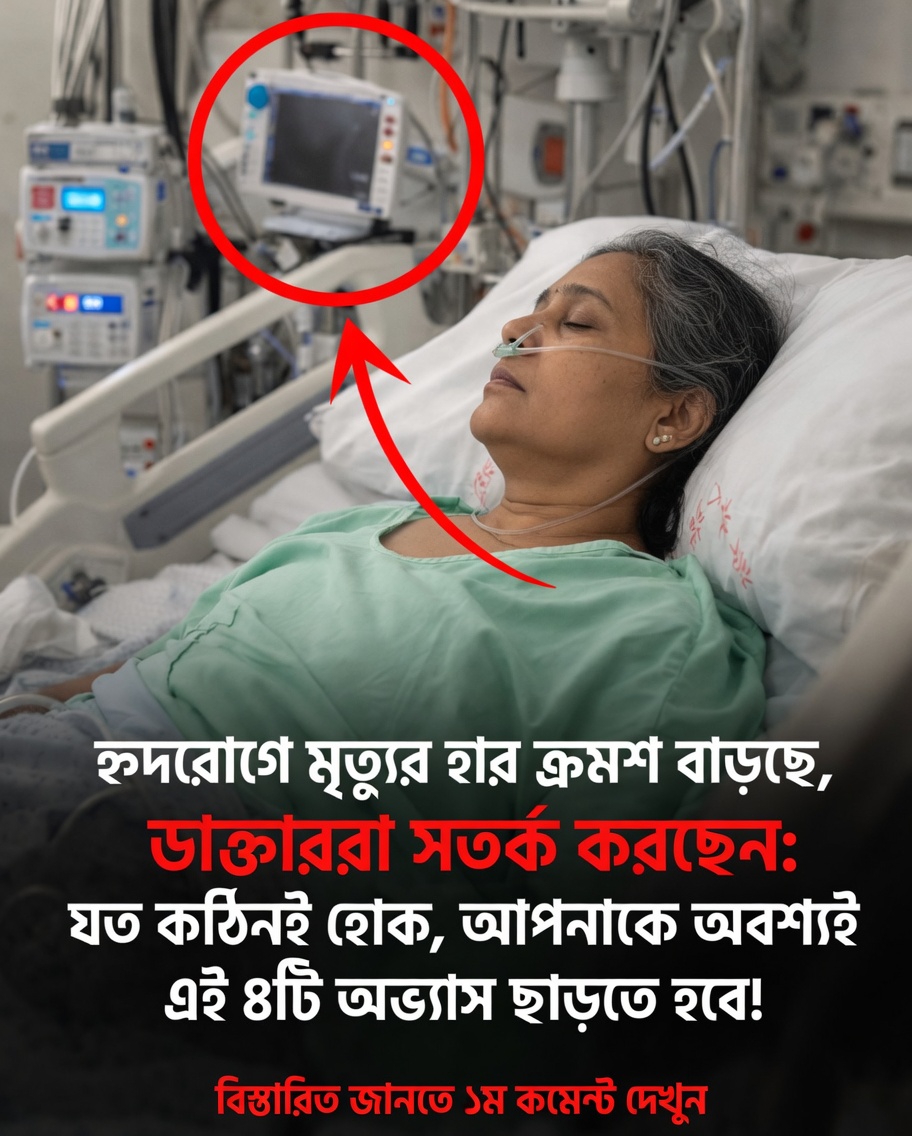 এই ৪টি দৈনন্দিন অভ্যাস কি নীরবে আপনার হৃদযন্ত্রের ওপর চাপ সৃষ্টি করছে? চিকিৎসকেরা চান আপনি যা জানুন