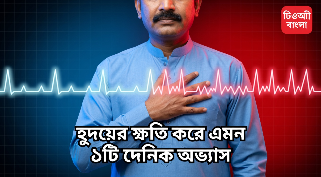 এই ৪টি দৈনন্দিন অভ্যাস কি নীরবে আপনার হৃদযন্ত্রের ওপর চাপ সৃষ্টি করছে? চিকিৎসকেরা চান আপনি যা জানুন