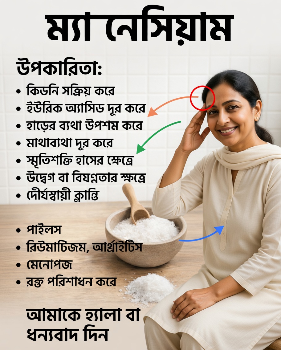 হাড় থেকে দৈনন্দিন ভালো শক্তি পর্যন্ত—কীভাবে ম্যাগনেসিয়াম আপনার স্বাস্থ্যের সহায়তা করে, সে সম্পর্কে আপনার যা কিছু জানা দরকার