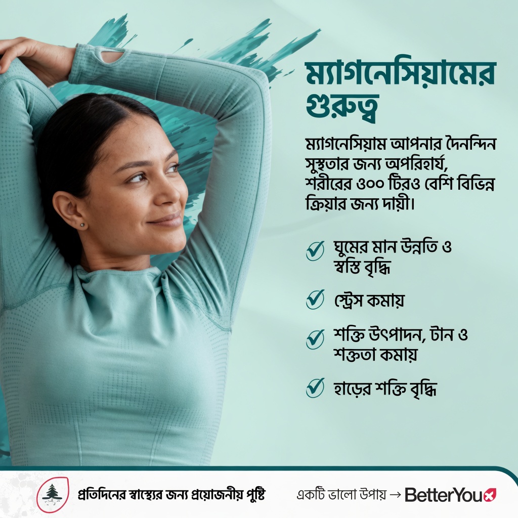 হাড় থেকে দৈনন্দিন ভালো শক্তি পর্যন্ত—কীভাবে ম্যাগনেসিয়াম আপনার স্বাস্থ্যের সহায়তা করে, সে সম্পর্কে আপনার যা কিছু জানা দরকার