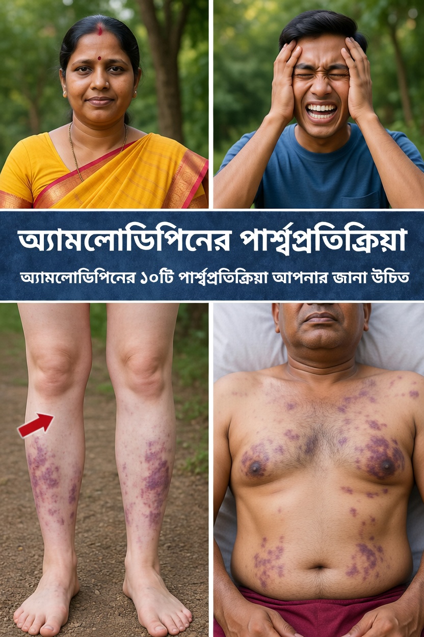 অ্যামলোডিপিনের শীর্ষ ১২টি পার্শ্বপ্রতিক্রিয়া এবং আরও স্বাচ্ছন্দ্য বোধ করার জন্য সহজ দৈনন্দিন টিপস আবিষ্কার করুন