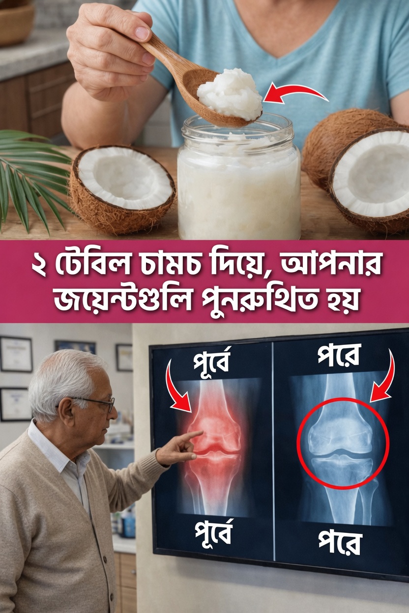 বয়স বাড়ার সঙ্গে সঙ্গে নারকেল তেল কীভাবে জয়েন্টের আরাম ও দৈনন্দিন চলাফেরায় সহায়তা করতে পারে