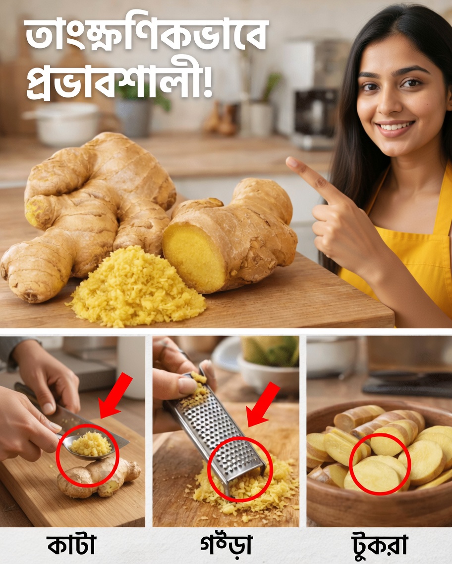 আদার উপকারিতা দারুণ, কিন্তু এখানে ৫টি পরিস্থিতি রয়েছে যেখানে আগে আপনার ডাক্তারের সঙ্গে কথা বলা উচিত