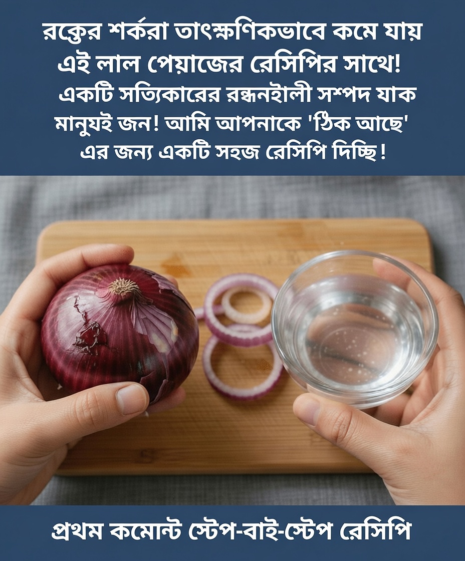 জানুন কীভাবে লাল পেঁয়াজ আপনার দৈনন্দিন রুটিনের অংশ হিসেবে স্বাস্থ্যকর রক্তে শর্করার মাত্রা বজায় রাখতে সহায়তা করতে পারে
