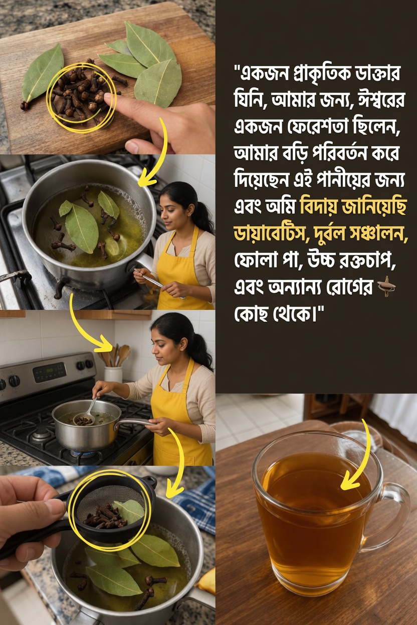 প্রতিদিনের সুস্থতার জন্য এই সহজ তেজপাতা ও লবঙ্গের পানীয়টি কি আপনি চেষ্টা করে দেখেছেন?