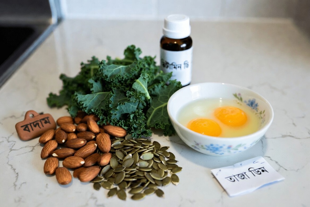 কোন ভিটামিনের ঘাটতি পা ও হাড়ে অস্বস্তির কারণ হতে পারে? সাধারণ পুষ্টি উপাদান নিয়ে একটি সহজ নির্দেশিকা