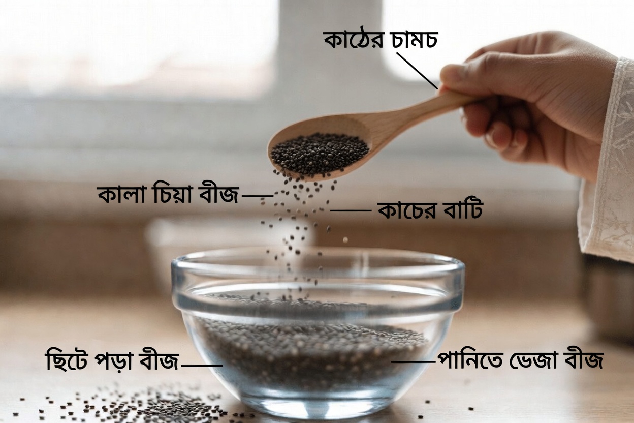 চিয়া বীজ ভিজানোর সময় আপনি যে ৫টি গুরুতর ভুল করছেন এবং কীভাবে তা সঠিকভাবে করবেন