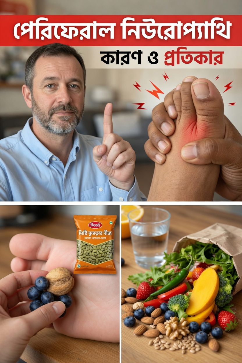 পেরিফেরাল নিউরোপ্যাথির সাধারণ কারণগুলো অনুসন্ধান এবং ২০২৬ সালে স্নায়ুর স্বাস্থ্য সমর্থনে ব্যবহারিক দৈনন্দিন অভ্যাসগুলো