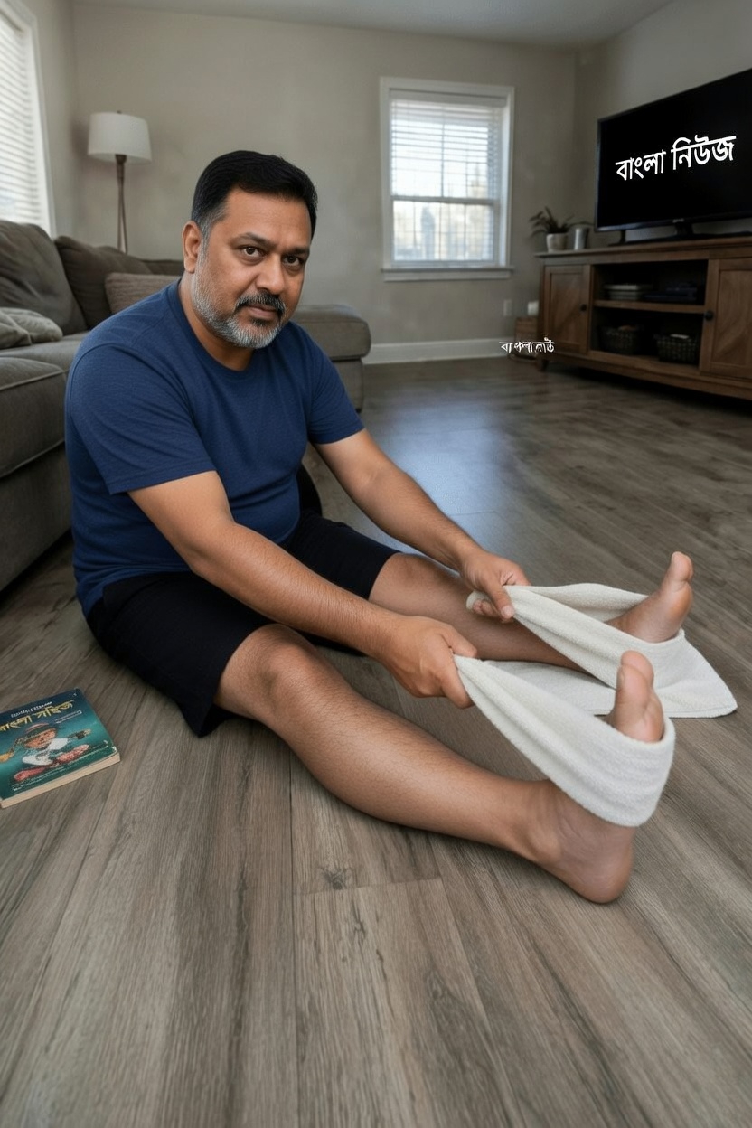 একটি সহজ পায়ের স্ট্রেচ যা ৬০ বছরের বেশি বয়সী অনেক প্রবীণ প্রতিদিনের চলাফেরা ও আরামের জন্য ব্যবহার করছেন