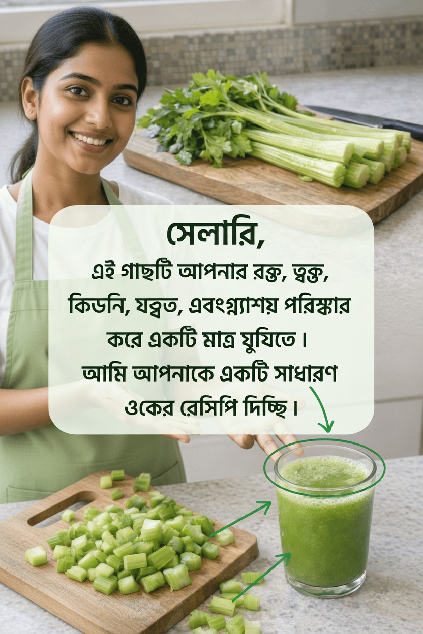 সেলারি জুসের সহজ প্রবণতা আবিষ্কার করুন: এই জনপ্রিয় সবুজ পানীয় সম্পর্কে বিজ্ঞান কী বলে