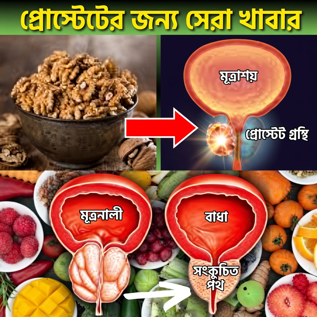 প্রতিদিনের খাবারের মাধ্যমে প্রোস্টেট ও মূত্রস্বাস্থ্যের যত্ন নেওয়ার সহজ উপায় আবিষ্কার করুন