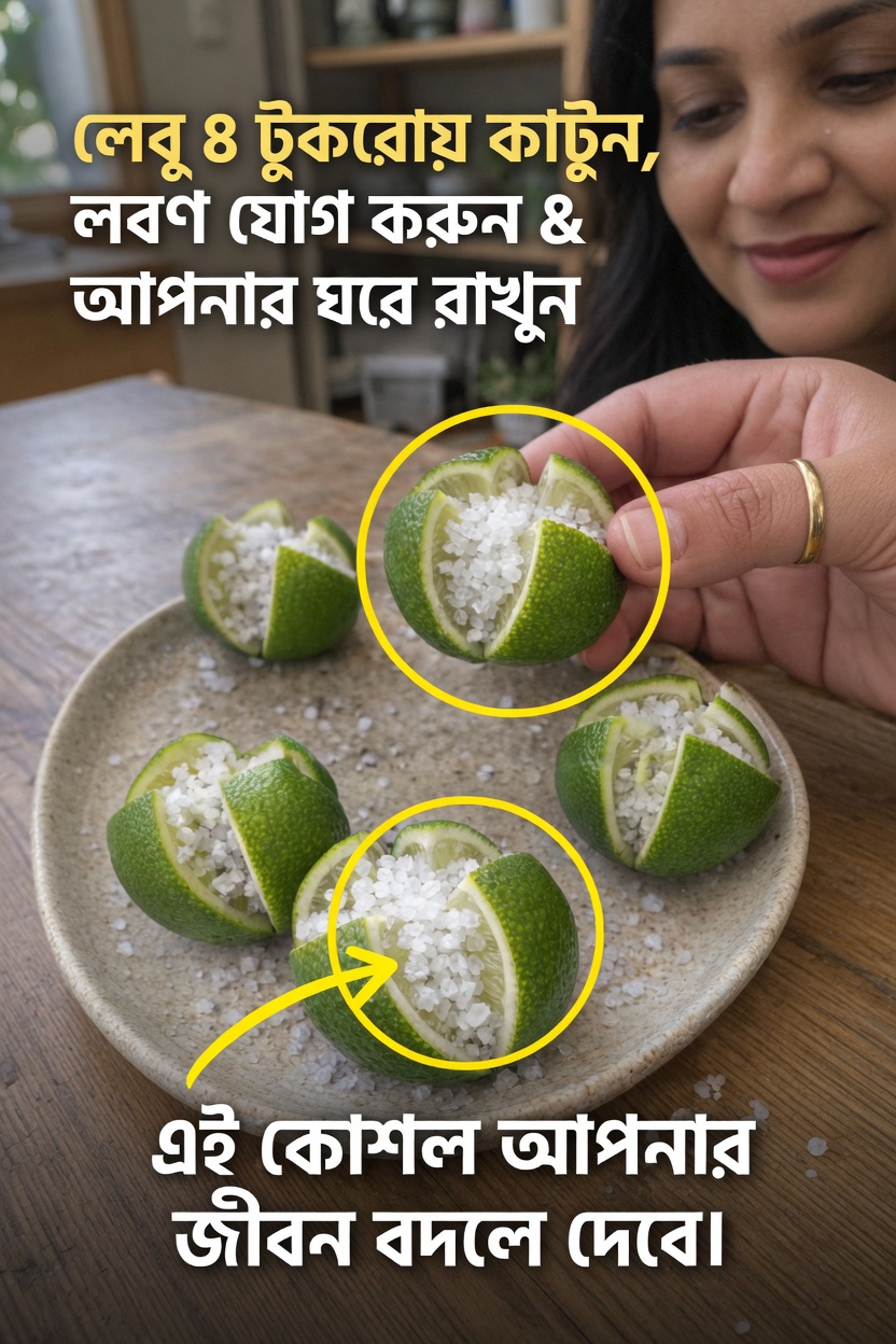 মানুষ কেন তাদের শোবার ঘরে লবণ দিয়ে কাটা লেবু রাখছে? এই জনপ্রিয় ঘরোয়া অভ্যাসটি একটু কাছ থেকে দেখা যাক