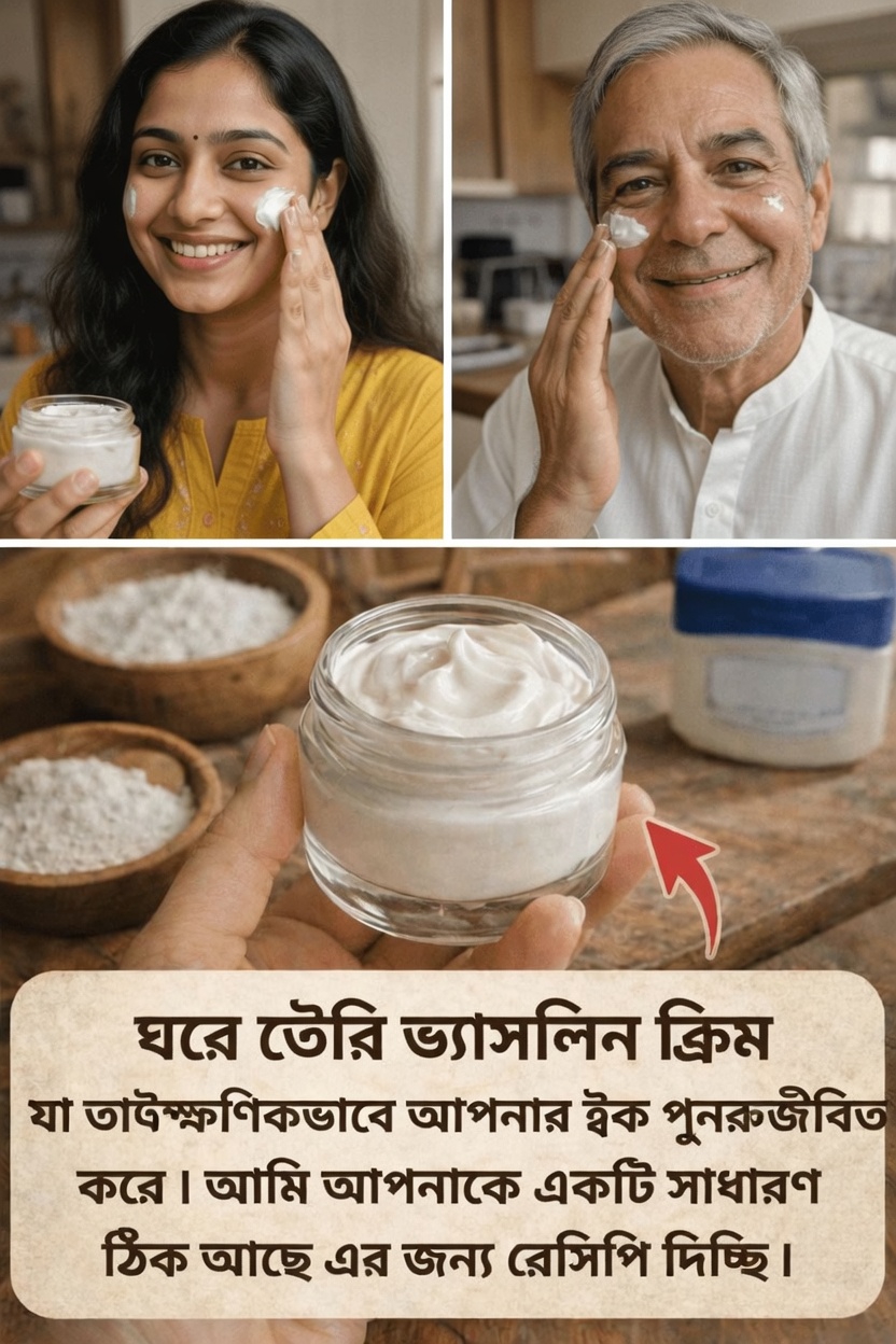 নরম ত্বকের জন্য পেট্রোলিয়াম জেলি দিয়ে সহজ ঘরোয়া ময়েশ্চারাইজার কীভাবে তৈরি করবেন
