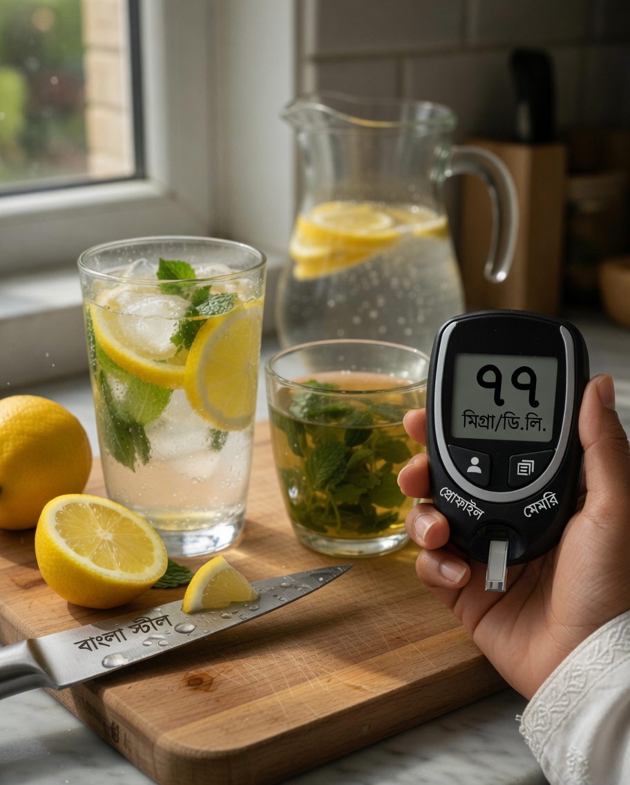 সুস্থ রক্তে শর্করার মাত্রা বজায় রাখতে এই সহজ লেবু ও পুদিনার পানীয়টি প্রতিদিন কীভাবে প্রস্তুত করবেন
