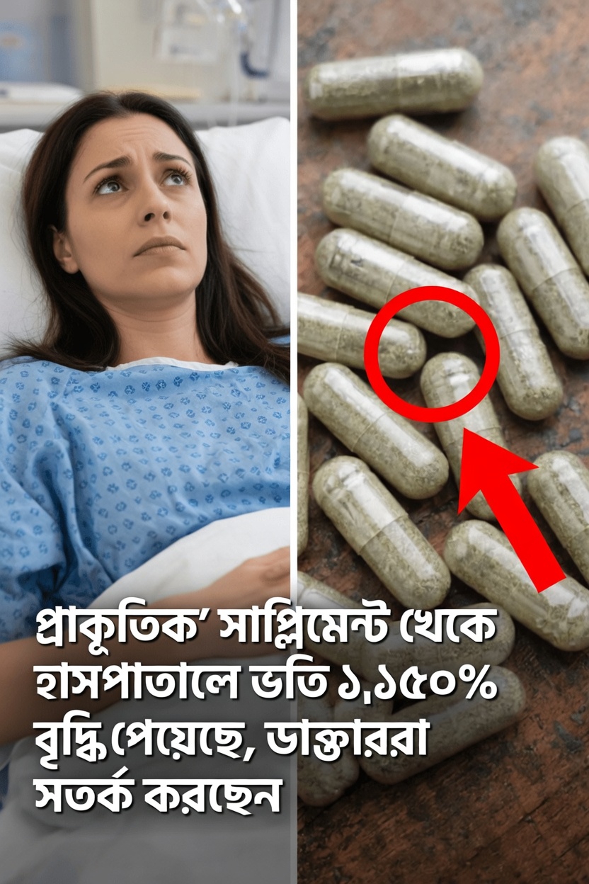 ‘প্রাকৃতিক’ সাপ্লিমেন্টের কারণে হাসপাতালে ভর্তি ১,১৫০ শতাংশ কেন বেড়েছে এবং সেগুলোর ক্ষেত্রে কীভাবে বিচক্ষণভাবে এগোবেন