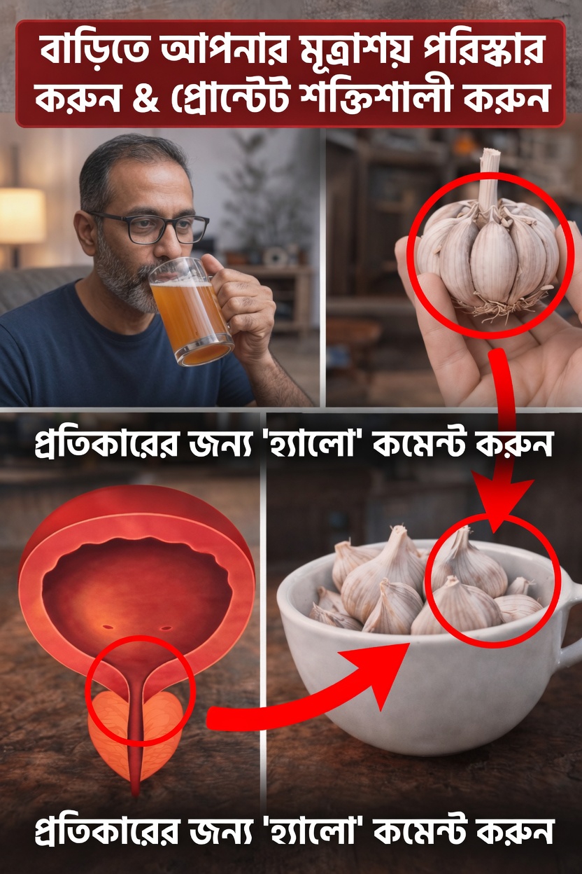 একটি সহজ ঘরোয়া রসুনের অভ্যাস আবিষ্কার করুন যা প্রতিদিন আপনার মূত্রাশয় ও প্রোস্টেটের স্বাস্থ্যে সহায়তা করতে পারে