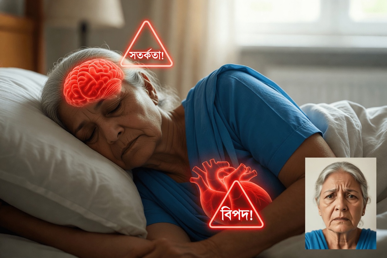 কার্ডিয়াক সার্জন জানালেন, ঘুমানোর এই সাধারণ ভঙ্গি রাতে আপনার স্ট্রোকের ঝুঁকিকে প্রভাবিত করতে পারে — প্রবীণদের স্বাস্থ্য পরামর্শ