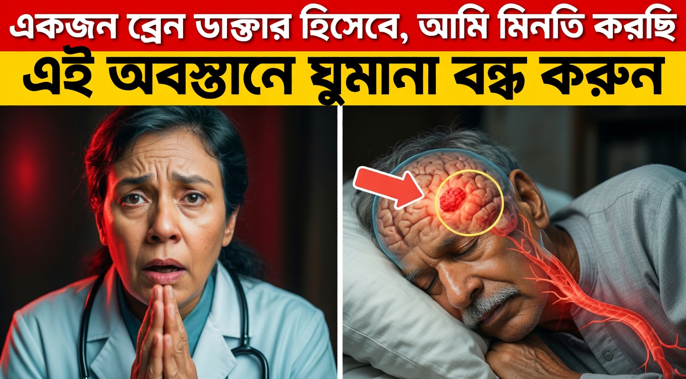 কার্ডিয়াক সার্জন জানালেন, ঘুমানোর এই সাধারণ ভঙ্গি রাতে আপনার স্ট্রোকের ঝুঁকিকে প্রভাবিত করতে পারে — প্রবীণদের স্বাস্থ্য পরামর্শ