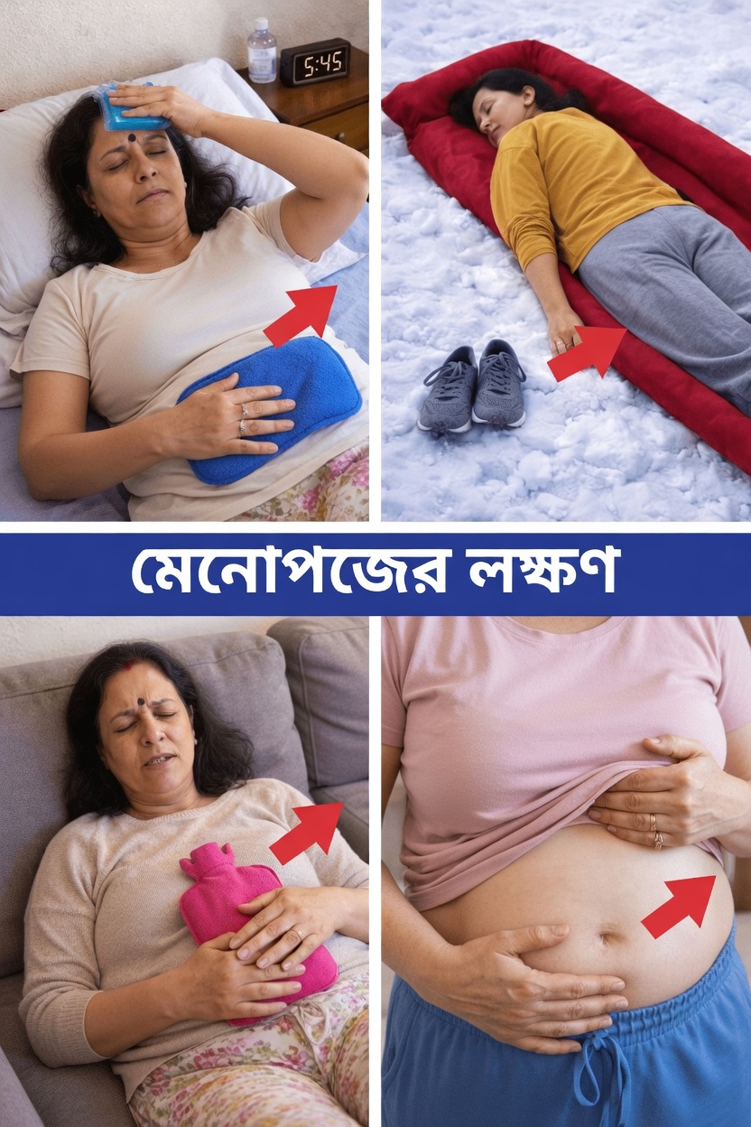 মেনোপজের মধ্যে দিয়ে যাচ্ছেন—এমন ৯টি লক্ষণ: ৪০ ও ৫০-এর কোঠার প্রতিটি নারীর যা জানা উচিত