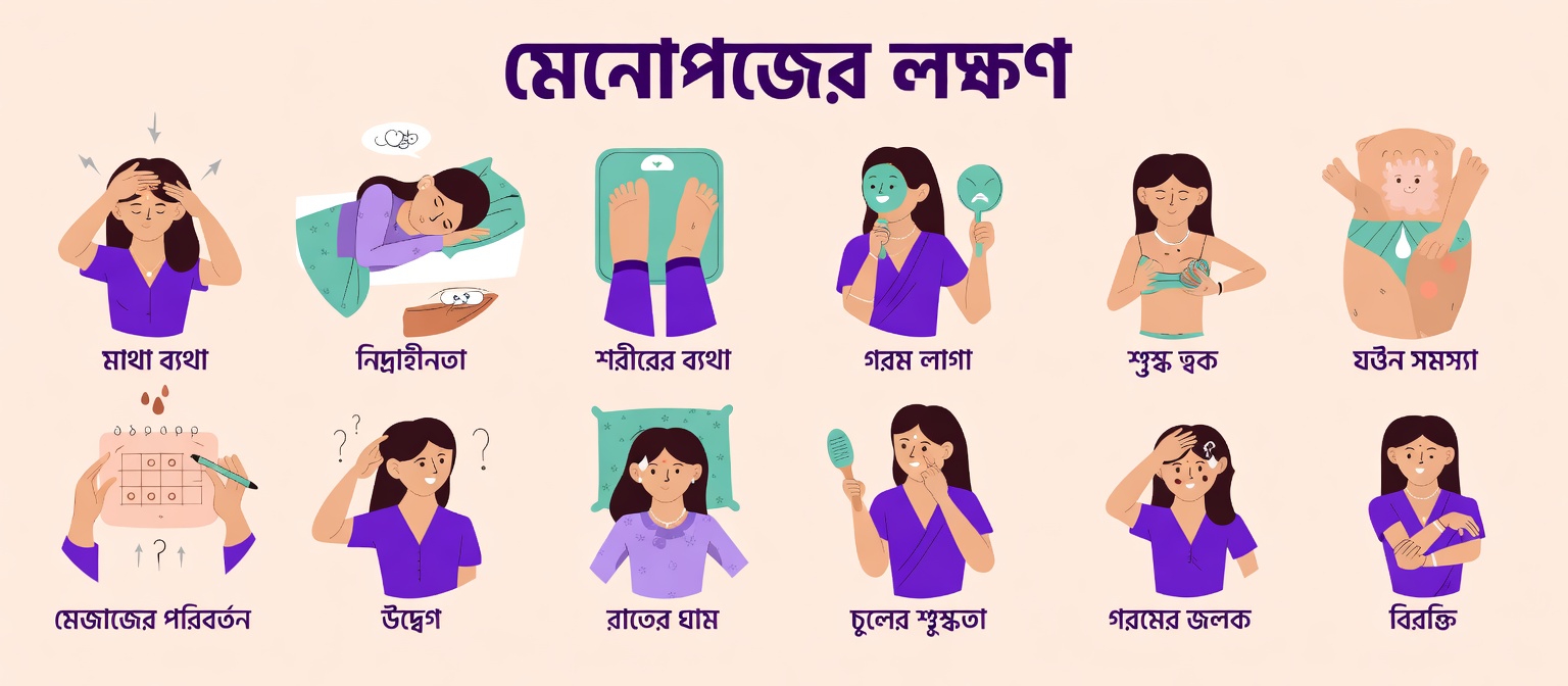 মেনোপজের মধ্যে দিয়ে যাচ্ছেন—এমন ৯টি লক্ষণ: ৪০ ও ৫০-এর কোঠার প্রতিটি নারীর যা জানা উচিত