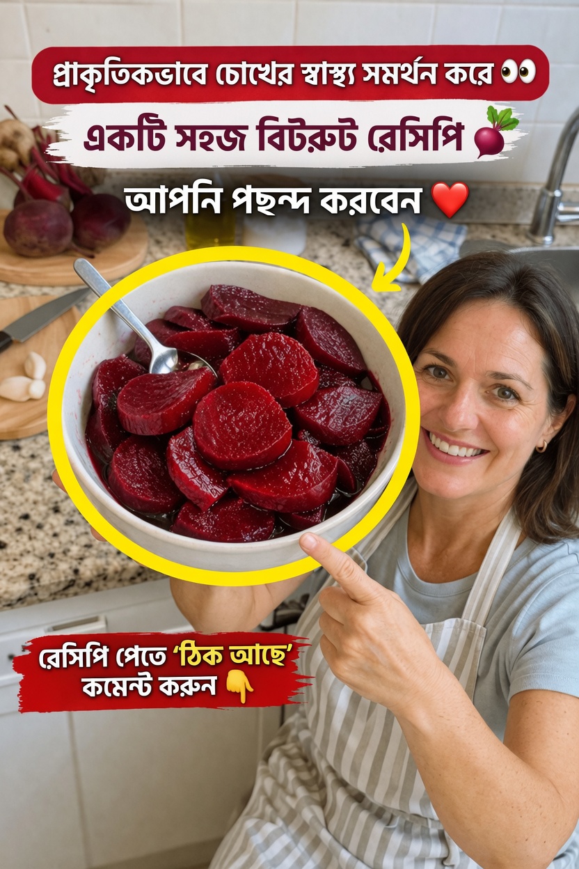 প্রাকৃতিকভাবে চোখের স্বাস্থ্যে সহায়ক হতে পারে এমন একটি সহজ বিটরুট রেসিপি কীভাবে তৈরি করবেন