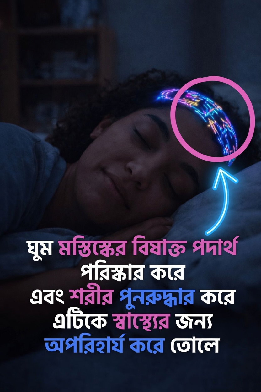 কীভাবে ভালো ঘুম আপনার মস্তিষ্কের স্বাভাবিক পরিষ্কার-পরিচ্ছন্নতার প্রক্রিয়া এবং সামগ্রিক সুস্থতাকে সমর্থন করে