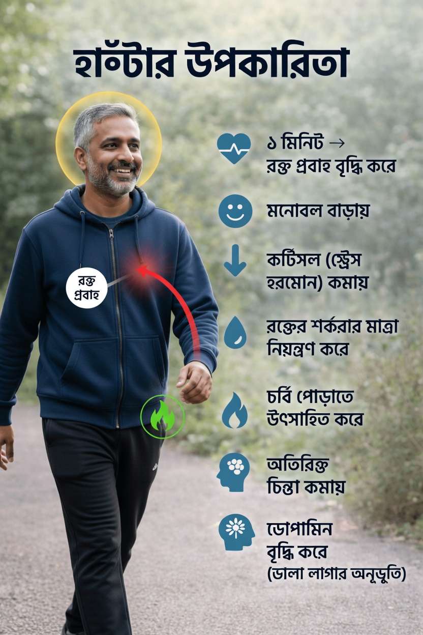 প্রতিদিন মাত্র ১০ মিনিট হাঁটা কীভাবে আপনার শক্তি, মেজাজ এবং সামগ্রিক সুস্থতা বাড়াতে পারে