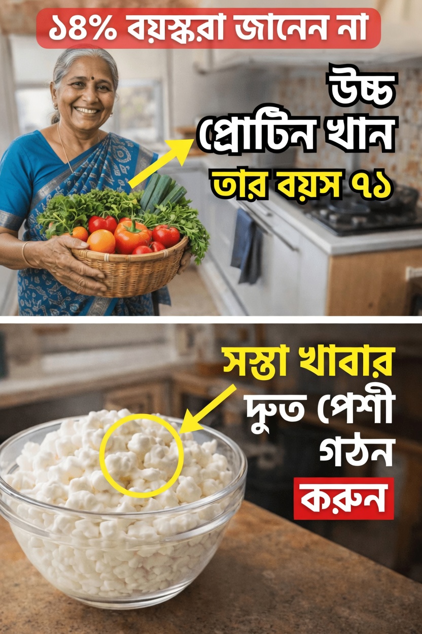 জাপানিদের মতো খান: ৬০-এর পর পেশির স্বাস্থ্য বজায় রাখতে ৭টি সস্তা উচ্চ-প্রোটিন খাবার