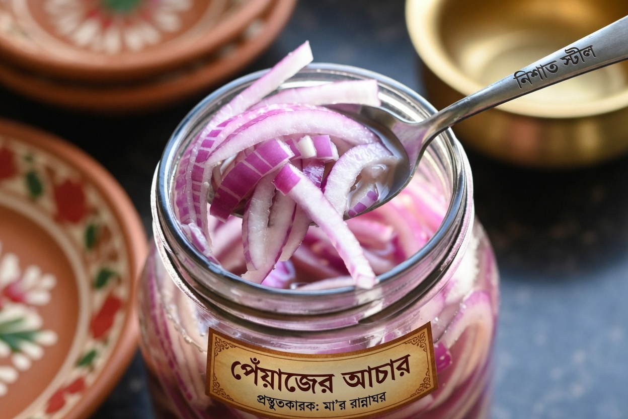 প্রতিদিনের সুস্থতার জন্য এই সহজ লাল পেঁয়াজের আচার কি আপনি চেষ্টা করেছেন?