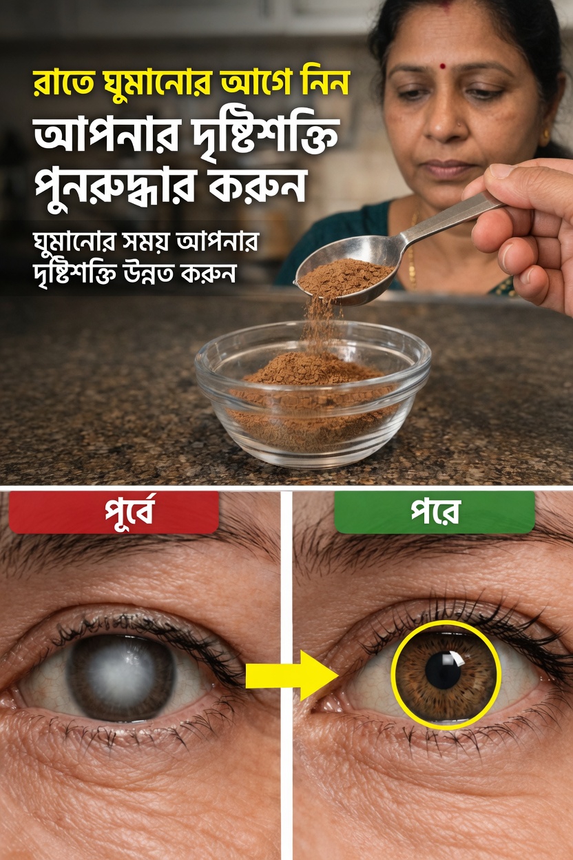 ৬০-এর বেশি বয়সী প্রাপ্তবয়স্করা স্বাভাবিকভাবে দৃষ্টিশক্তি সমর্থনে যেই ঘুমের আগে এক চামচের অভ্যাসটি অনুসন্ধান করছেন তা আবিষ্কার করুন