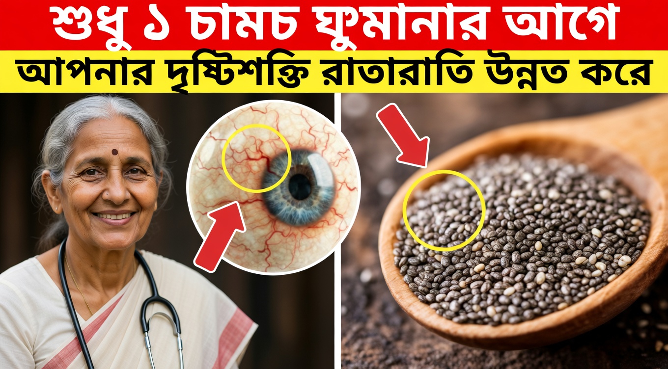 ৬০-এর বেশি বয়সী প্রাপ্তবয়স্করা স্বাভাবিকভাবে দৃষ্টিশক্তি সমর্থনে যেই ঘুমের আগে এক চামচের অভ্যাসটি অনুসন্ধান করছেন তা আবিষ্কার করুন